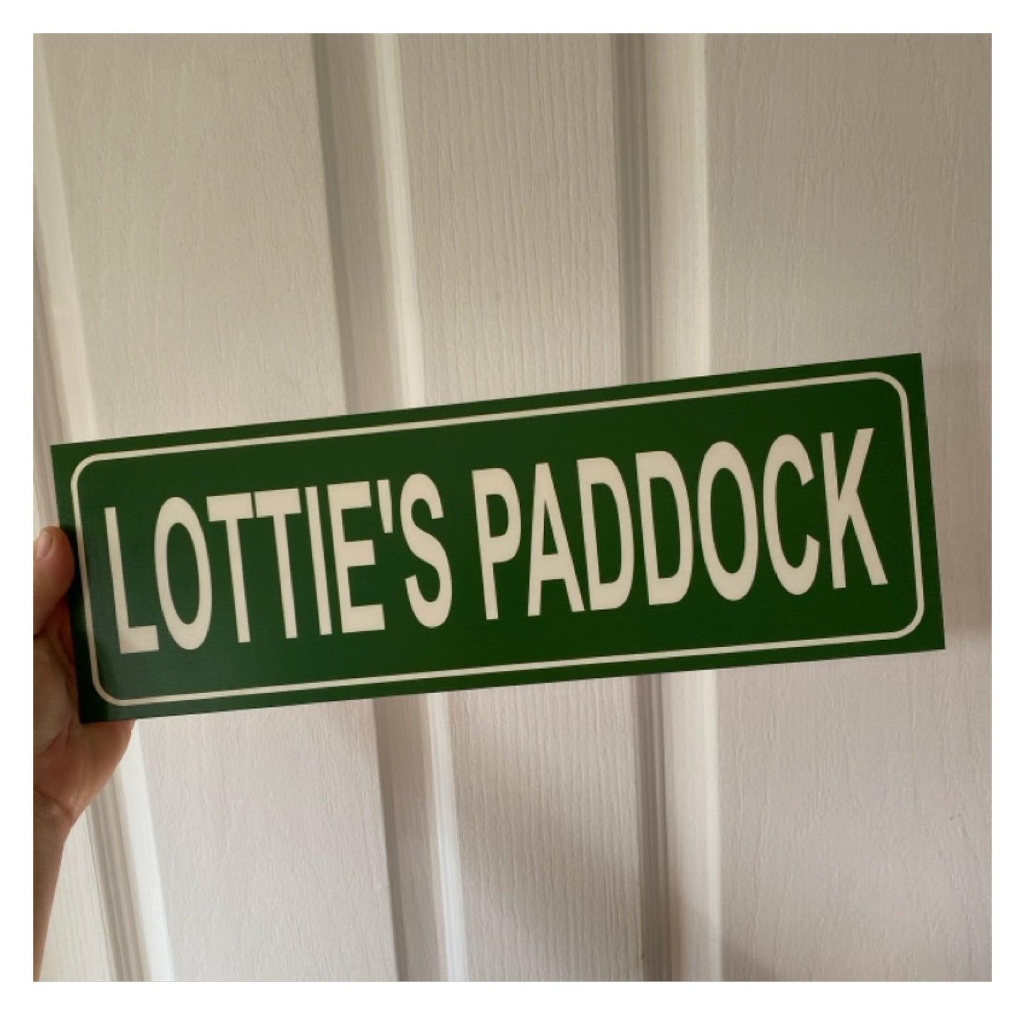 Street Green Custom Personalised Sign