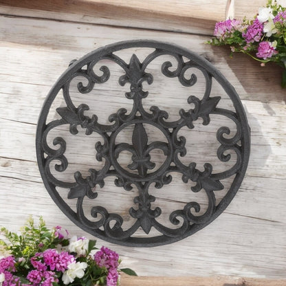 Trivet French Provincial Cast Iron