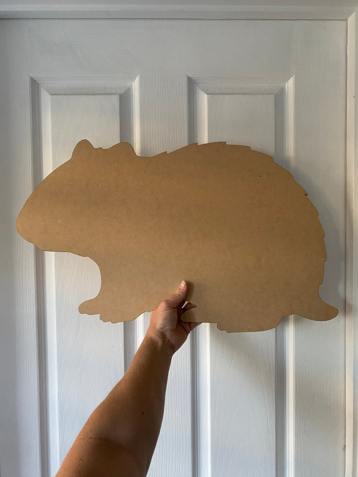 MDF Wombat Shape | Laser Cut Australian Animal Wooden Cutout | Australian Made