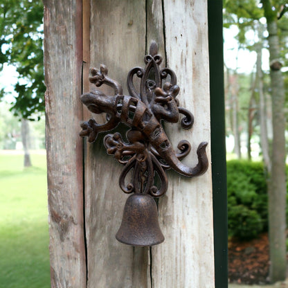 Door Bell Lizard Gecko Butterfly Cast Iron - The Renmy Store Homewares & Gifts 