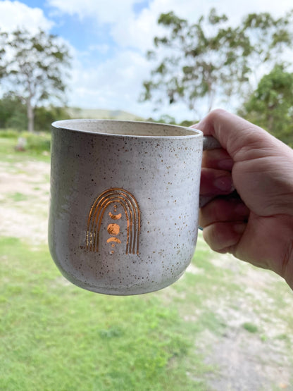 Mug Rainbow Moon Pottery Ceramic Aussie Made