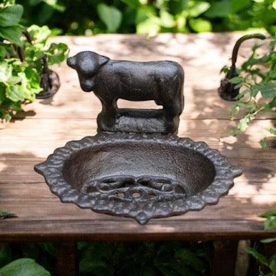 Soap Dish Cast Iron Cow