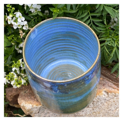 Mug Cup Blues Pottery Ceramic Aussie Made Limited Edition