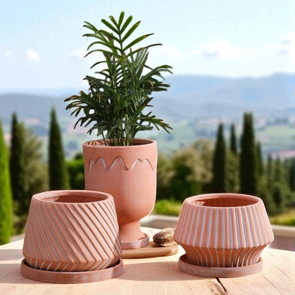 Planter Pot Garden Terracotta Pottery Clay Range