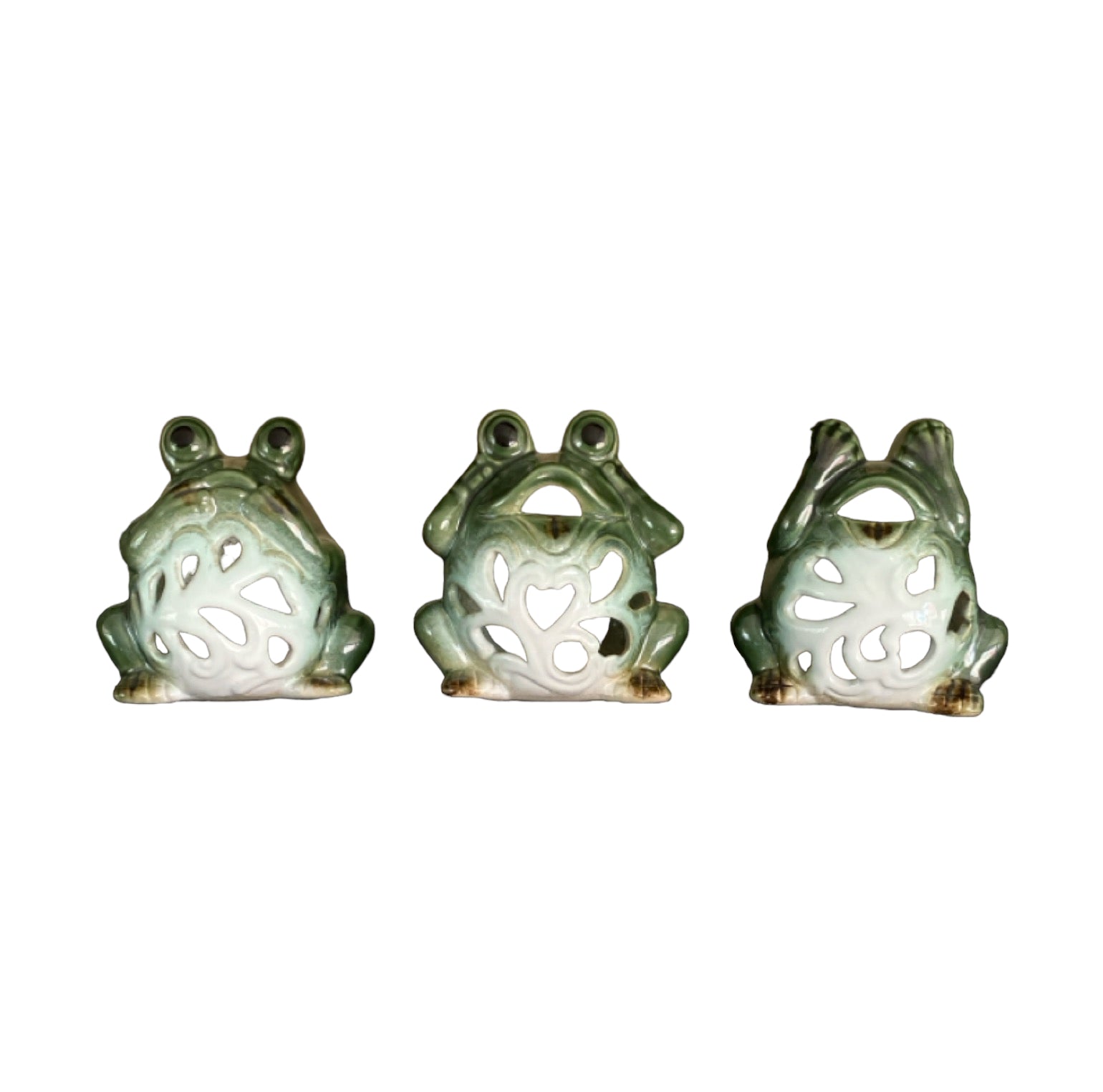 Frog Set of 3 Candle Holder - The Renmy Store Homewares & Gifts 