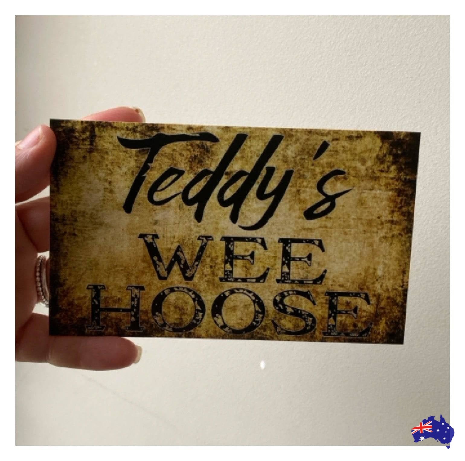 Cubby House Vintage Custom Personalised Sign - The Renmy Store Homewares & Gifts 