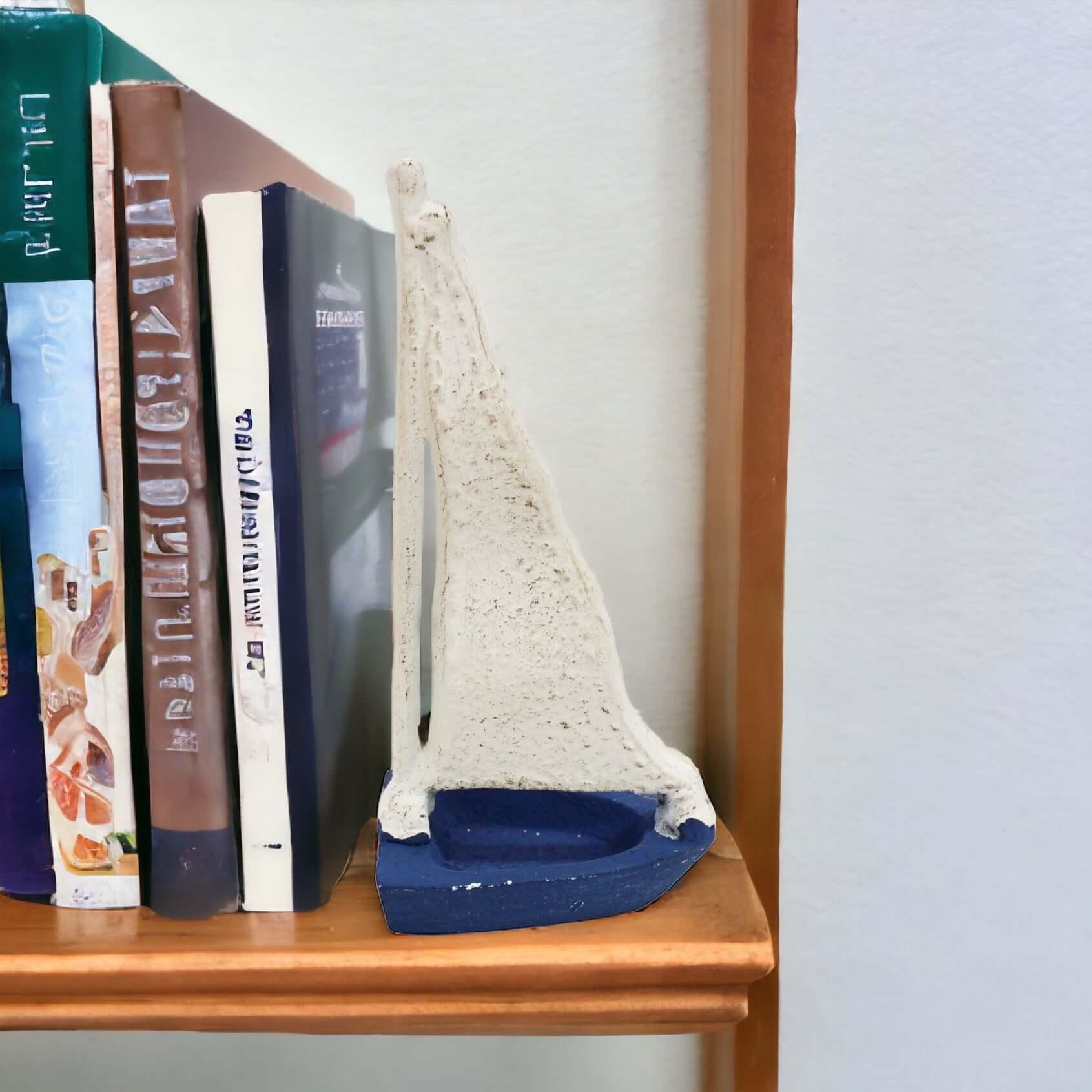 Book Ends Bookends Sailing Boat Coastal - The Renmy Store Homewares & Gifts 