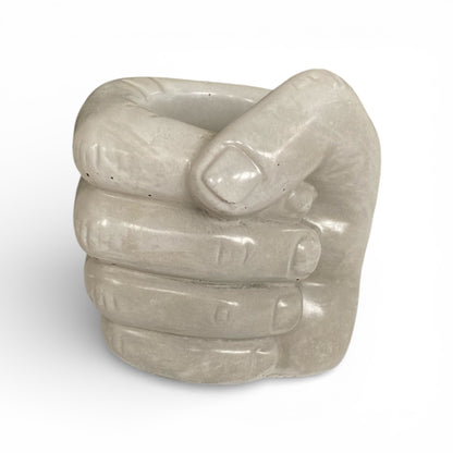 Concrete Hand Fist Planter & Pen Holder | Handmade Boho Modern Aussie Made