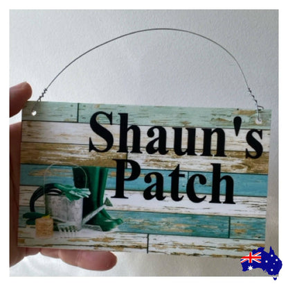 Garden Gardening Gardener Custom Personalised Sign - The Renmy Store Homewares & Gifts 