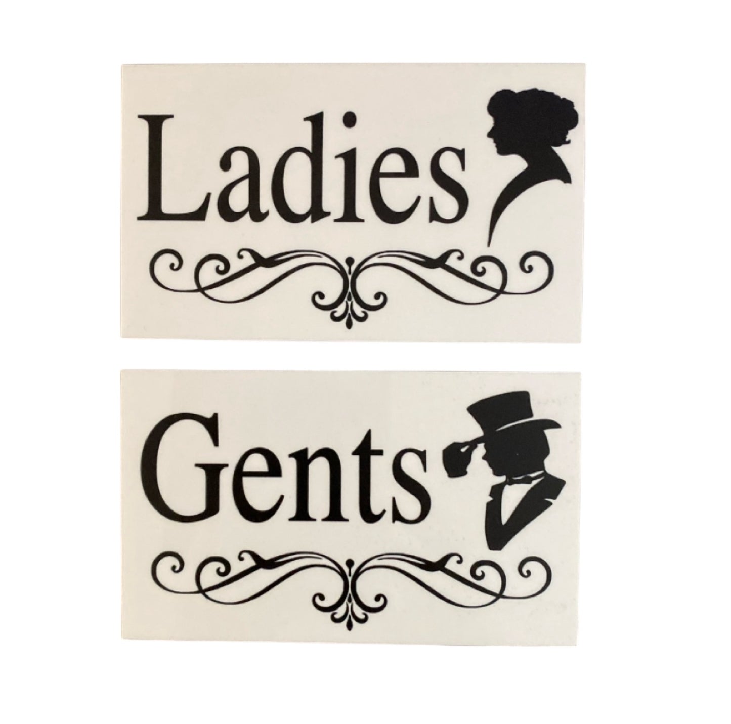 Toilet Door Ladies Gents Vintage Antique Sign