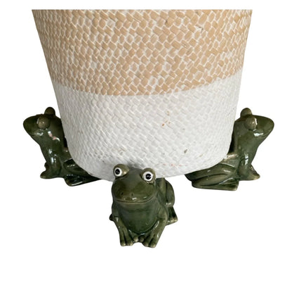 Pot Plant Feet Frog Set of 3 Green - The Renmy Store Homewares & Gifts 