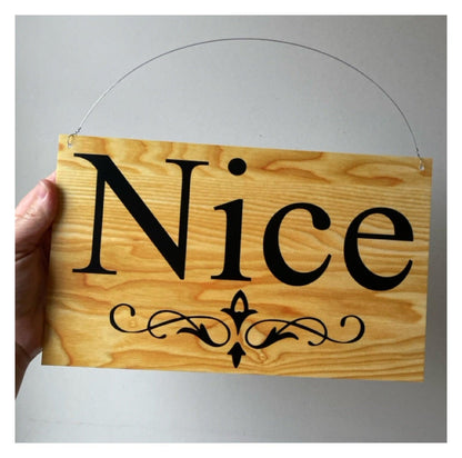 Timber Style Your Text Custom Wording Sign