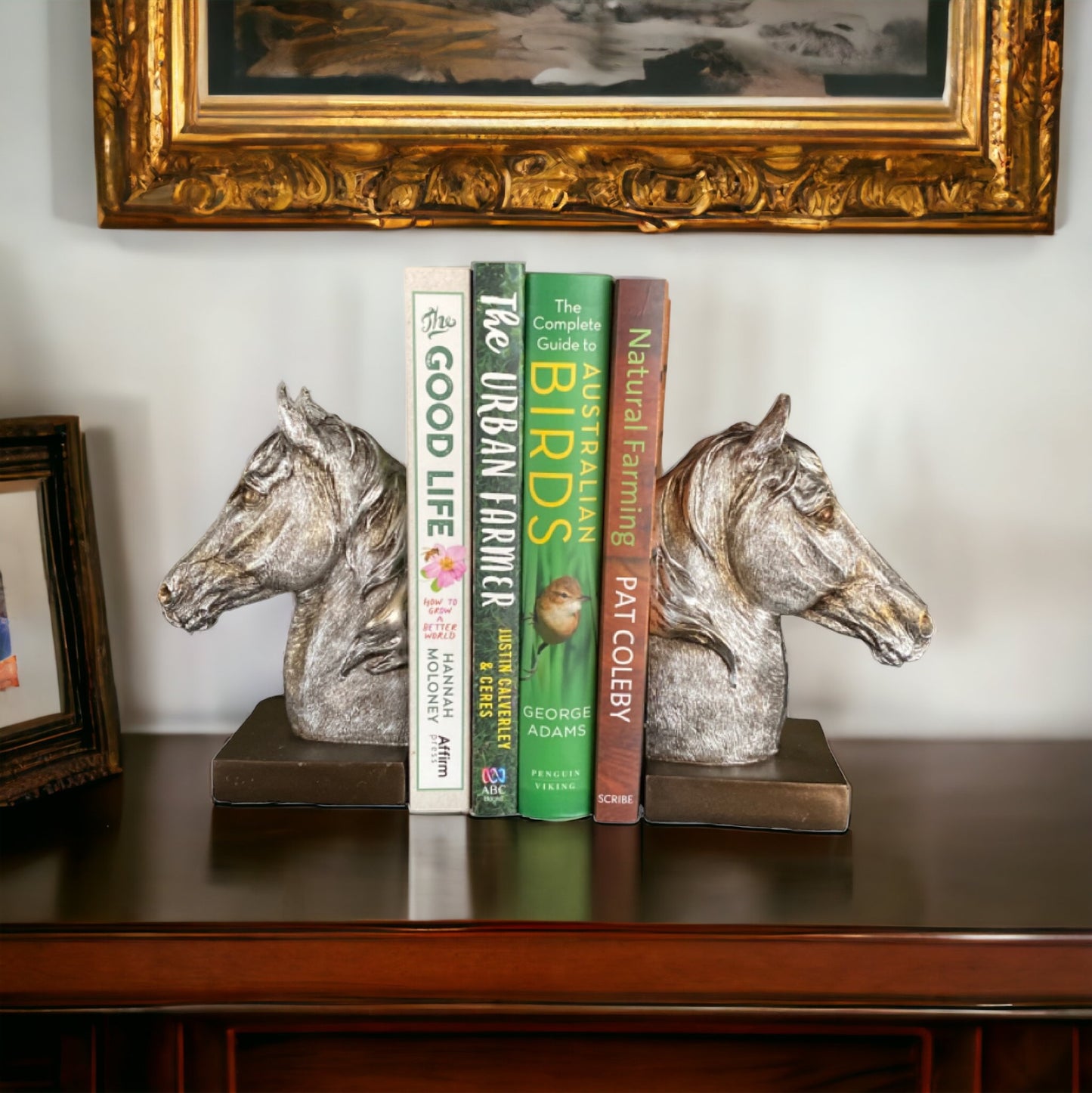 Book Ends Bookend Horse Head Country