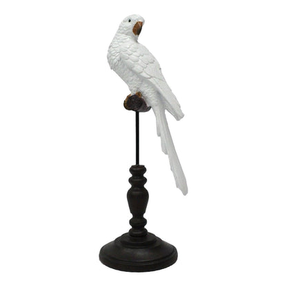 Parrot Bird On Stand Ornament - The Renmy Store Homewares & Gifts 