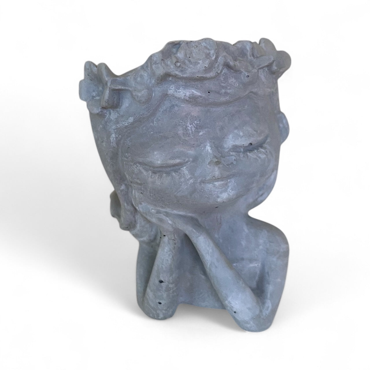 Planter Pot Flower Girl Aussie Handmade Concrete