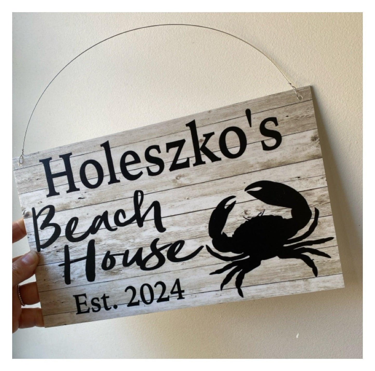 Shell Candle Shells Personalised House Crab Sign Gift - The Renmy Store Homewares & Gifts 