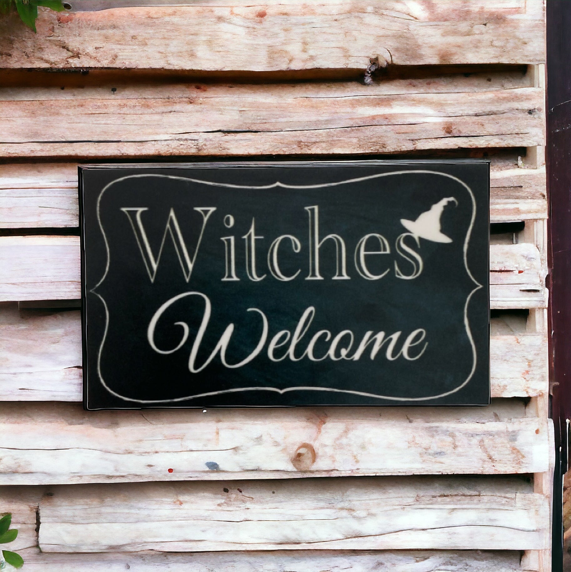 Witches Witch Welcome Vintage Sign - The Renmy Store Homewares & Gifts 