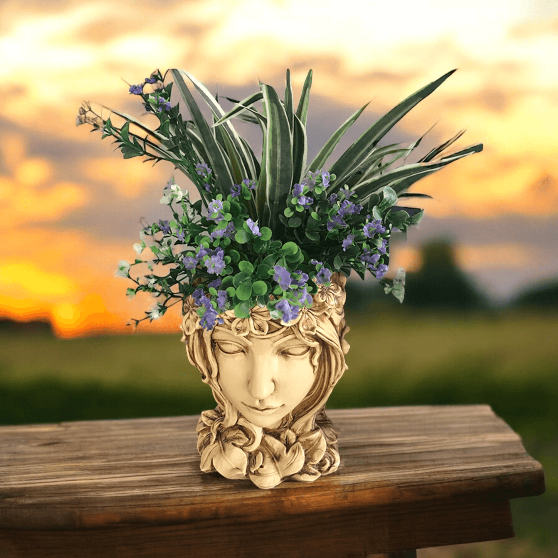 Planter Pot Plant Garden Nature Lady - The Renmy Store Homewares & Gifts 