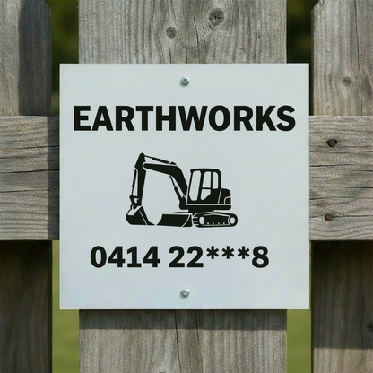 Custom Business Sign | Personalised Aluminium Composite Panel Sign | Outdoor Advertising | Aussie Made