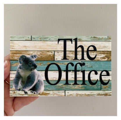 Koala Custom Personalised Blue Sign - The Renmy Store Homewares & Gifts 