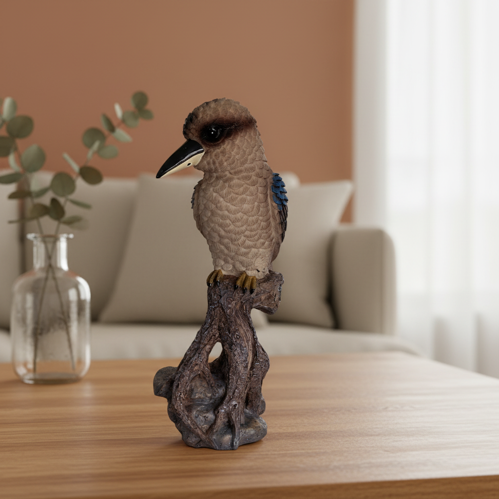 Kookaburra Ornament 34cm | Australian Bird Resin Home Decor Gift