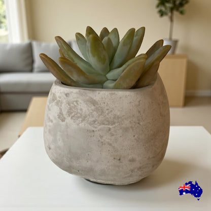 Planter Pot Square Aussie Handmade Concrete