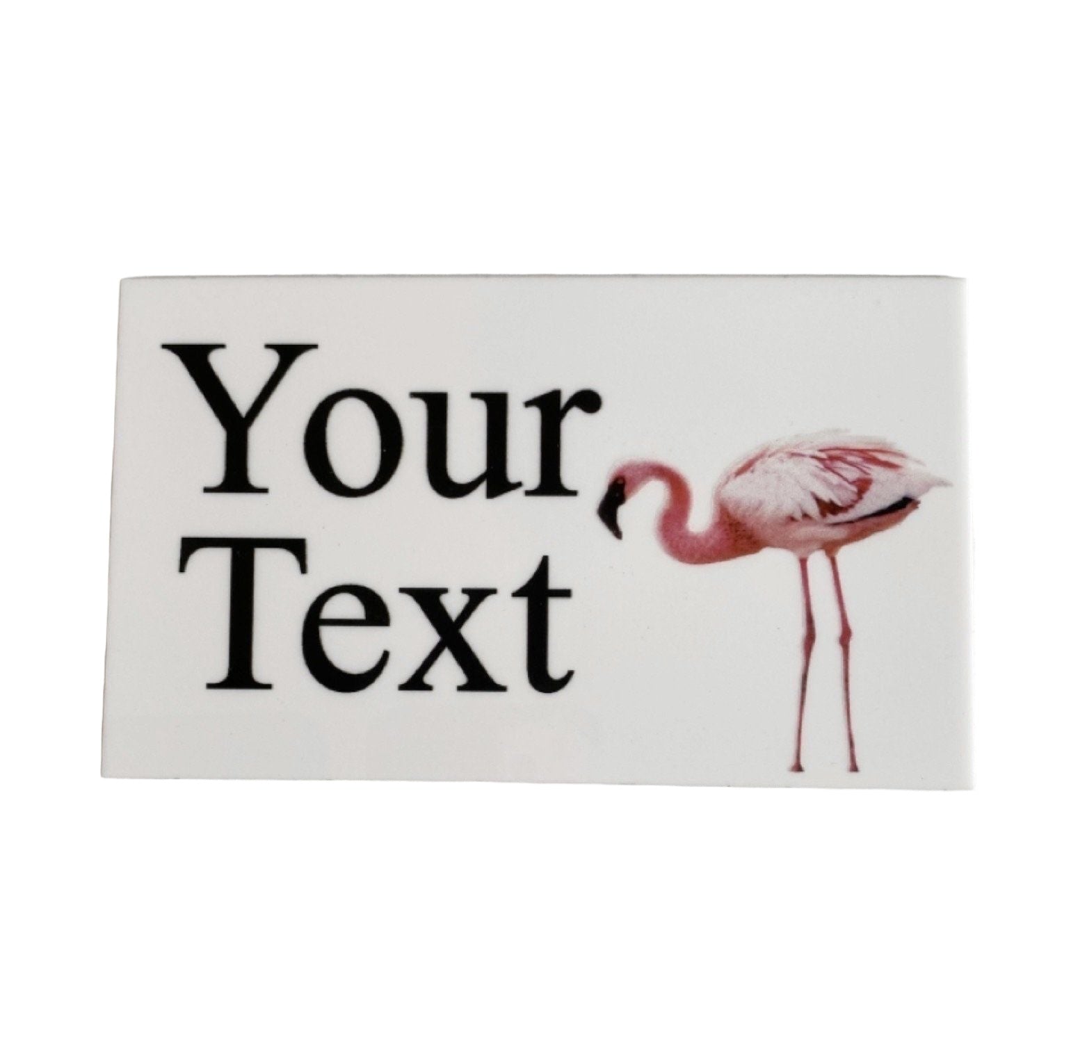 Flamingo Bird Persoanlised Custom Sign - The Renmy Store Homewares & Gifts 