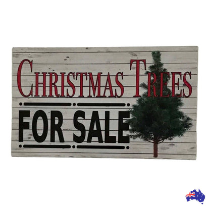 Christmas Trees For Sale Vintage Sign - The Renmy Store Homewares & Gifts 