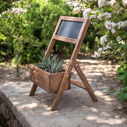 Garden Wooden Rustic Flower Planter Pot Box