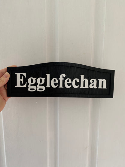 Chicken Coop House Name Range Custom Timber Sign - Australian Made