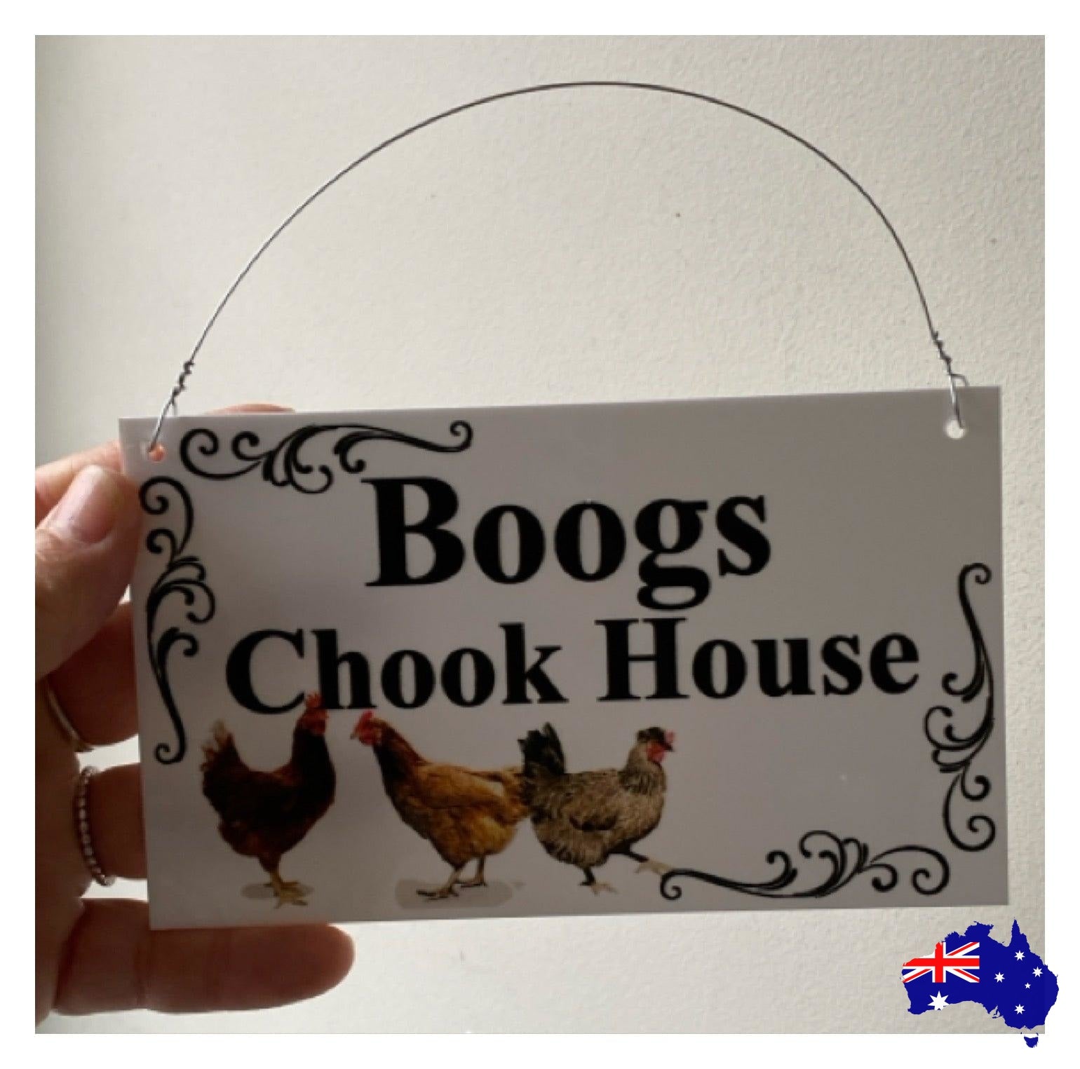 Chicken Hen Coop Your Text Custom Wording Sign - The Renmy Store Homewares & Gifts 