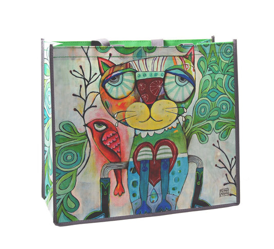 Cat Shopping Beach Bag - The Renmy Store Homewares & Gifts 