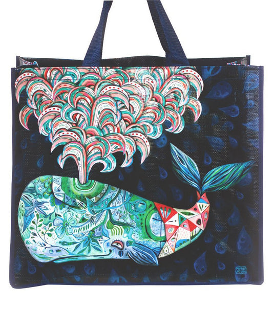 Whale Shopping Beach Bag - The Renmy Store Homewares & Gifts 
