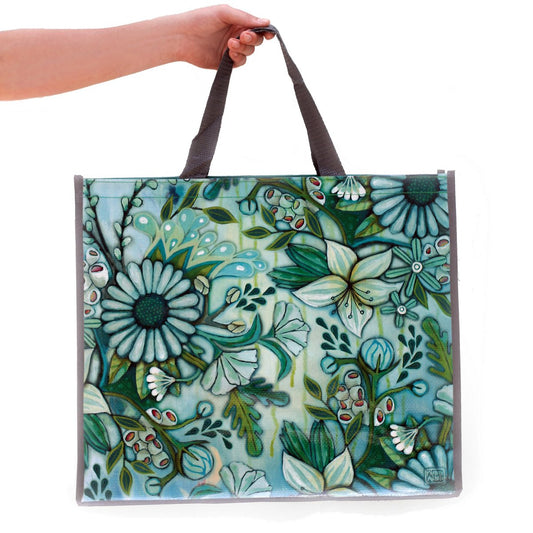 Floral Delight Shopping Beach Bag - The Renmy Store Homewares & Gifts 