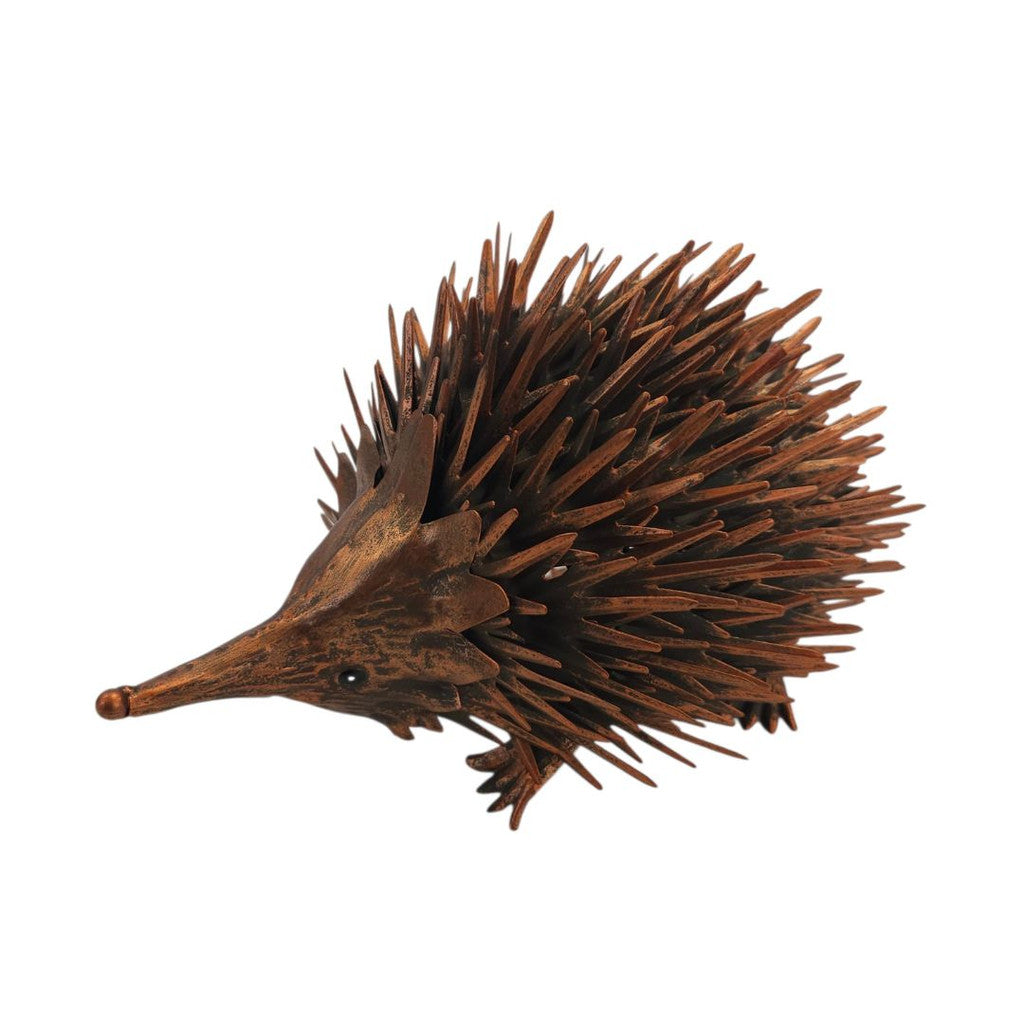 Metal Echidna Garden Ornament - Handcrafted Australian Decor