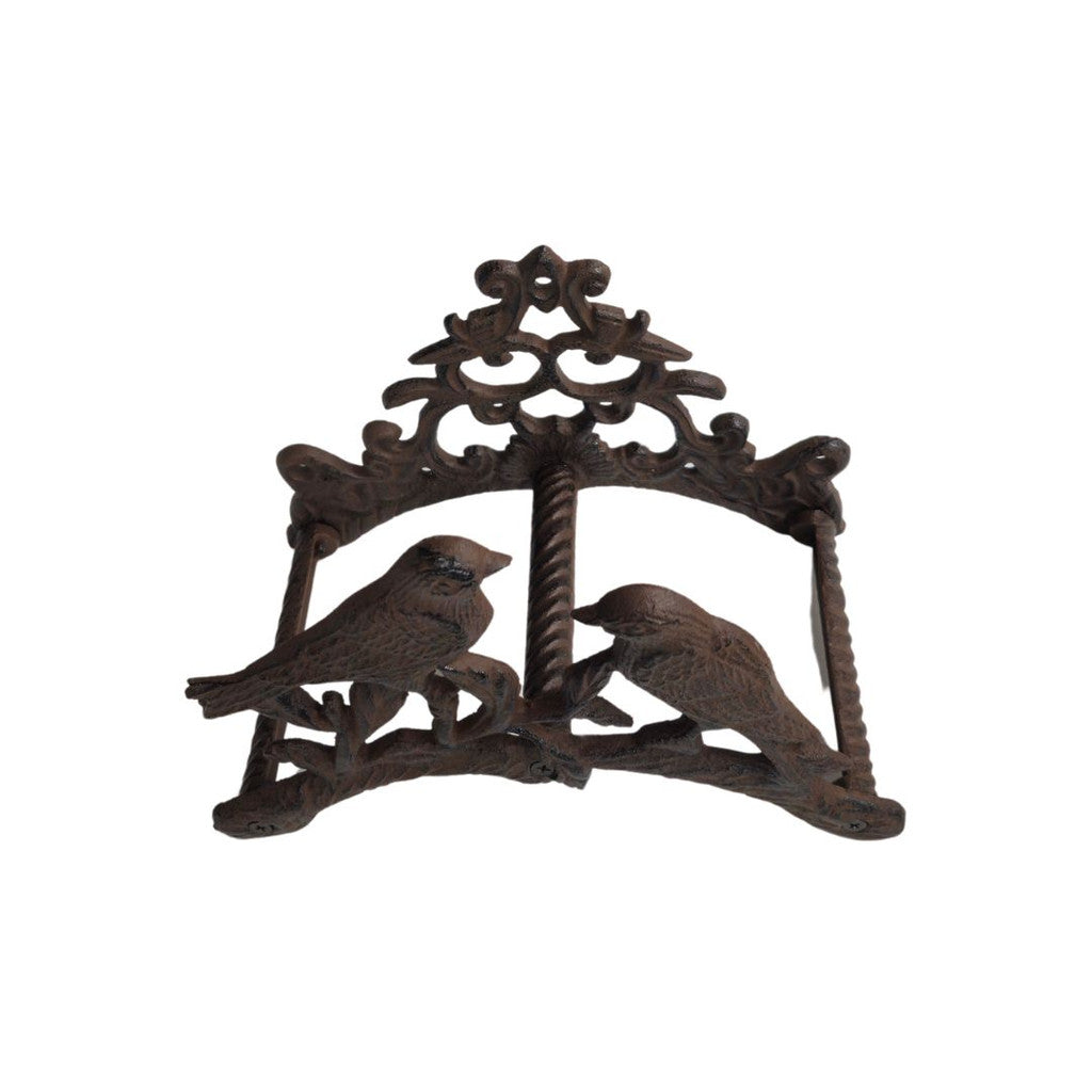 Bird Cast Iron Garden Hose Holder 24cm | Rustic Wall Mounted Hose Rack