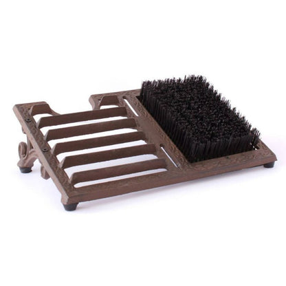 Cast Iron Boot Brush Scraper - Modern Coastal Farmhouse