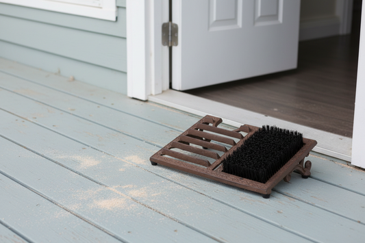 Cast Iron Boot Brush Scraper - Modern Coastal Farmhouse