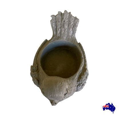 Planter Pot Little Bird Aussie Handmade Concrete