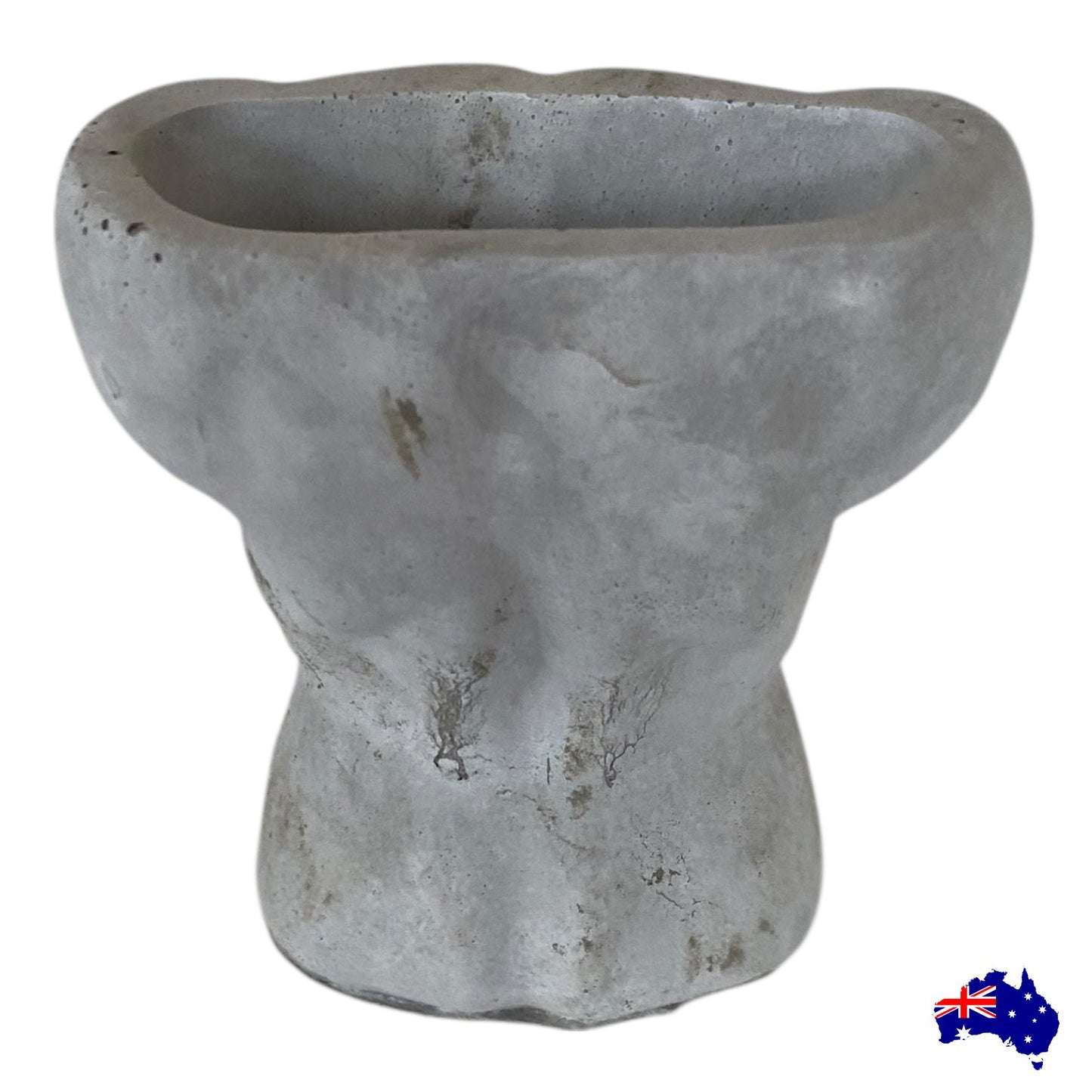 Planter Pot Man Bod Aussie Handmade Concrete