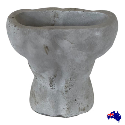 Planter Pot Man Bod Aussie Handmade Concrete
