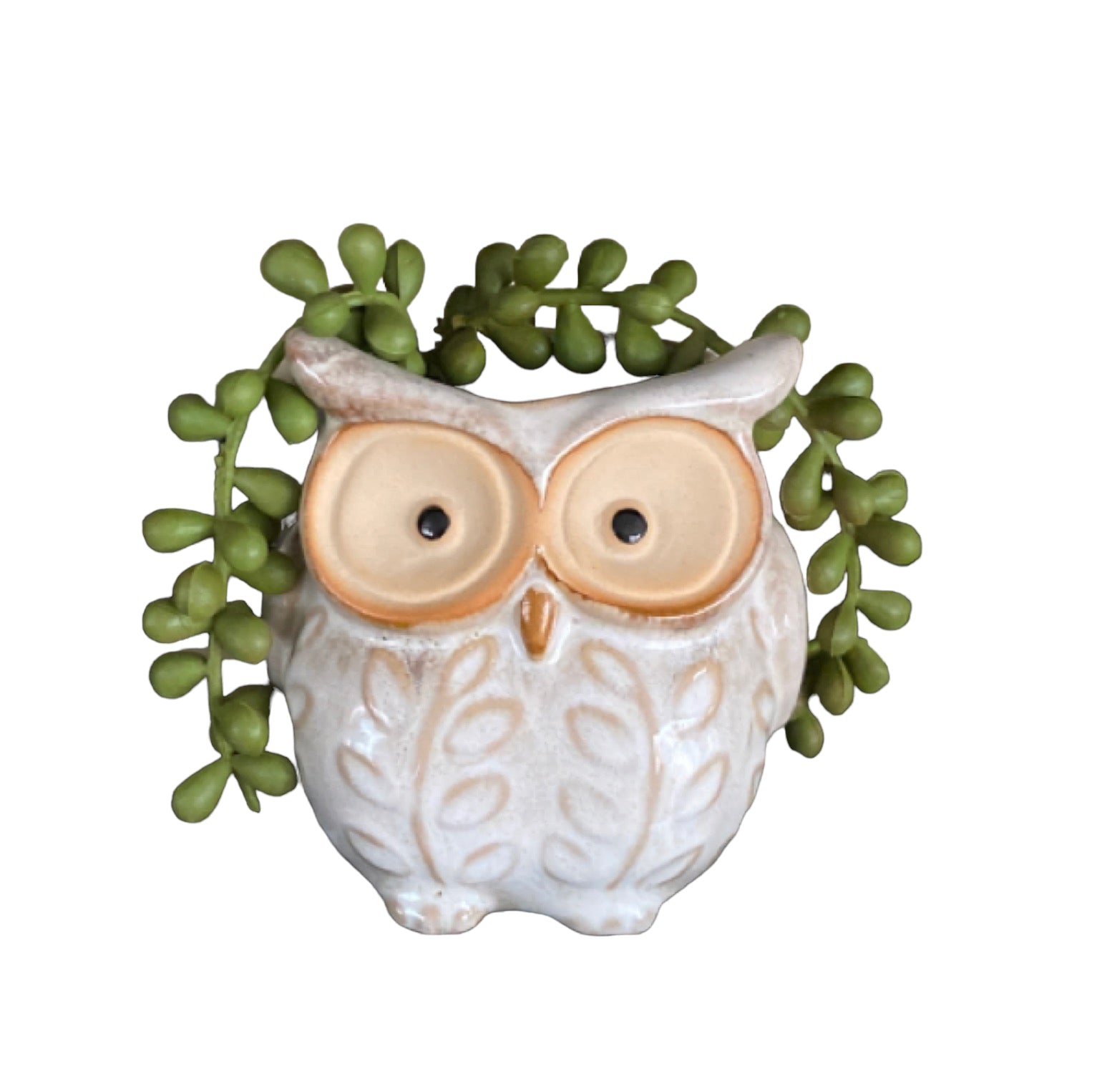 Plant Pot Planter Owl Natural - The Renmy Store Homewares & Gifts 