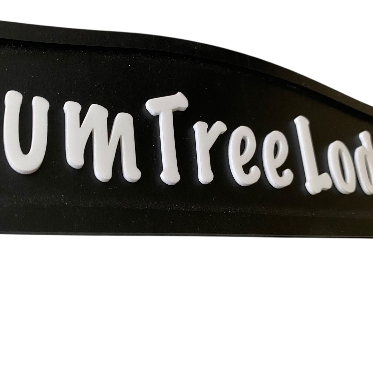 Custom Timber Sign - Personalised Gum Tree Lodge - Australian Made