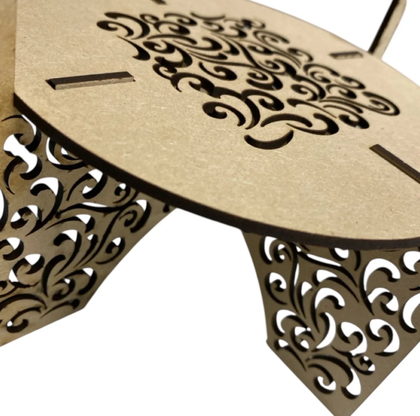 Plant Stand DIY Decorative Wood MDF Laser Cut