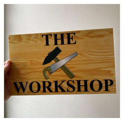 Garage Tool Custom Personalised Sign - The Renmy Store Homewares & Gifts 