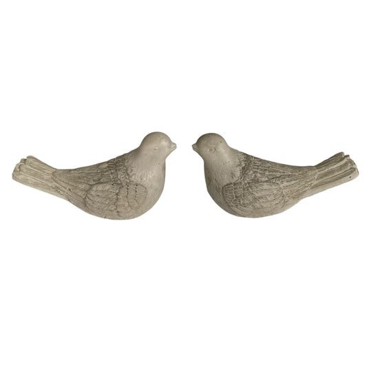 Concrete Pigeon Bird Ornament - Handmade Aussie Garden Decor