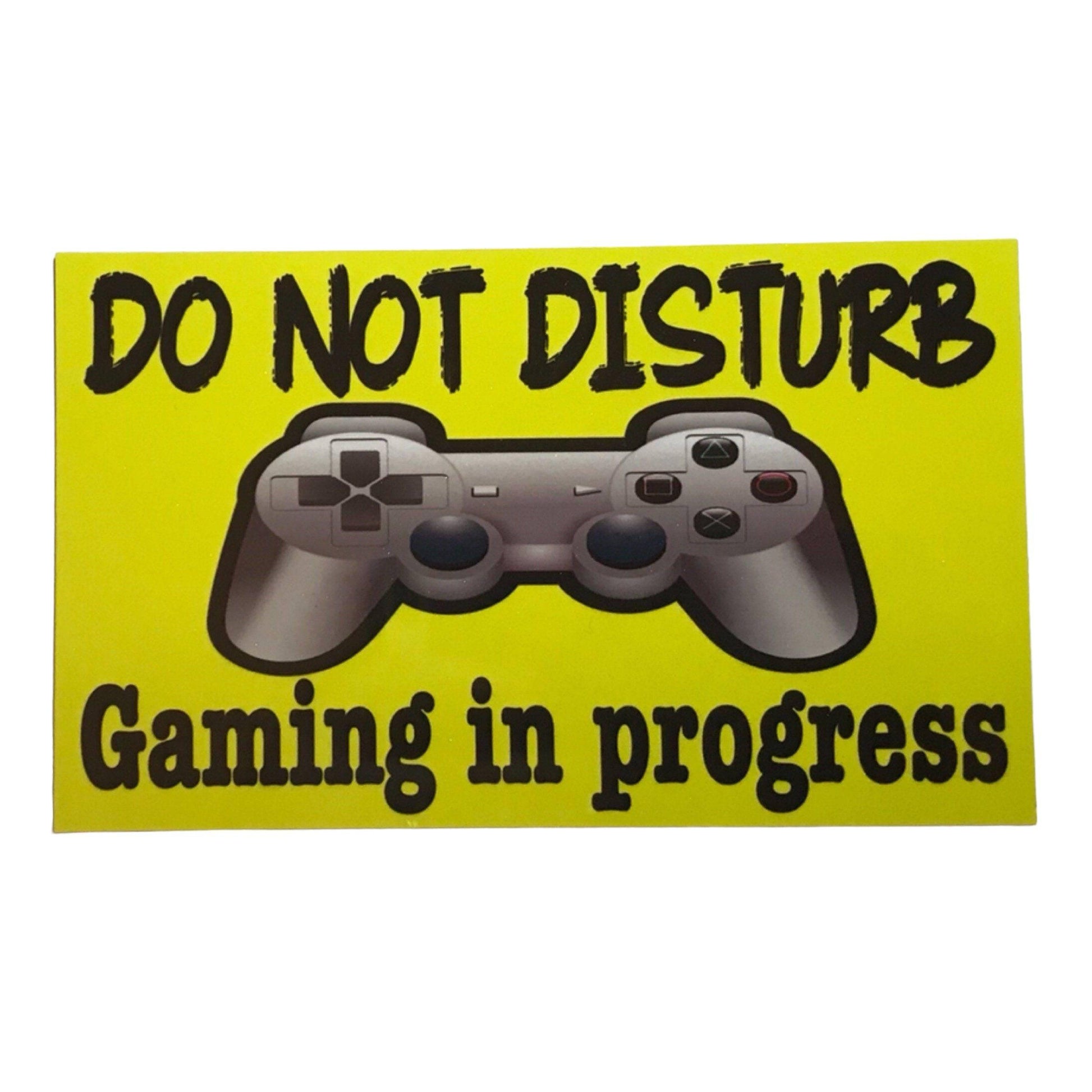 PlayStation Gaming In Progress Do Not Disturb Sign - The Renmy Store Homewares & Gifts 