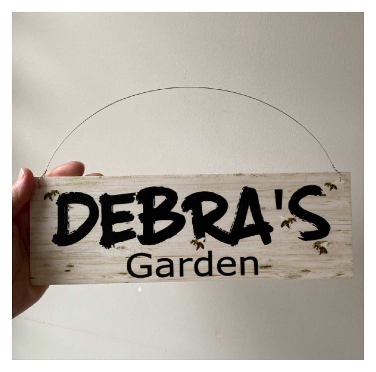 Custom Veggie Patch Garden Bees Sign