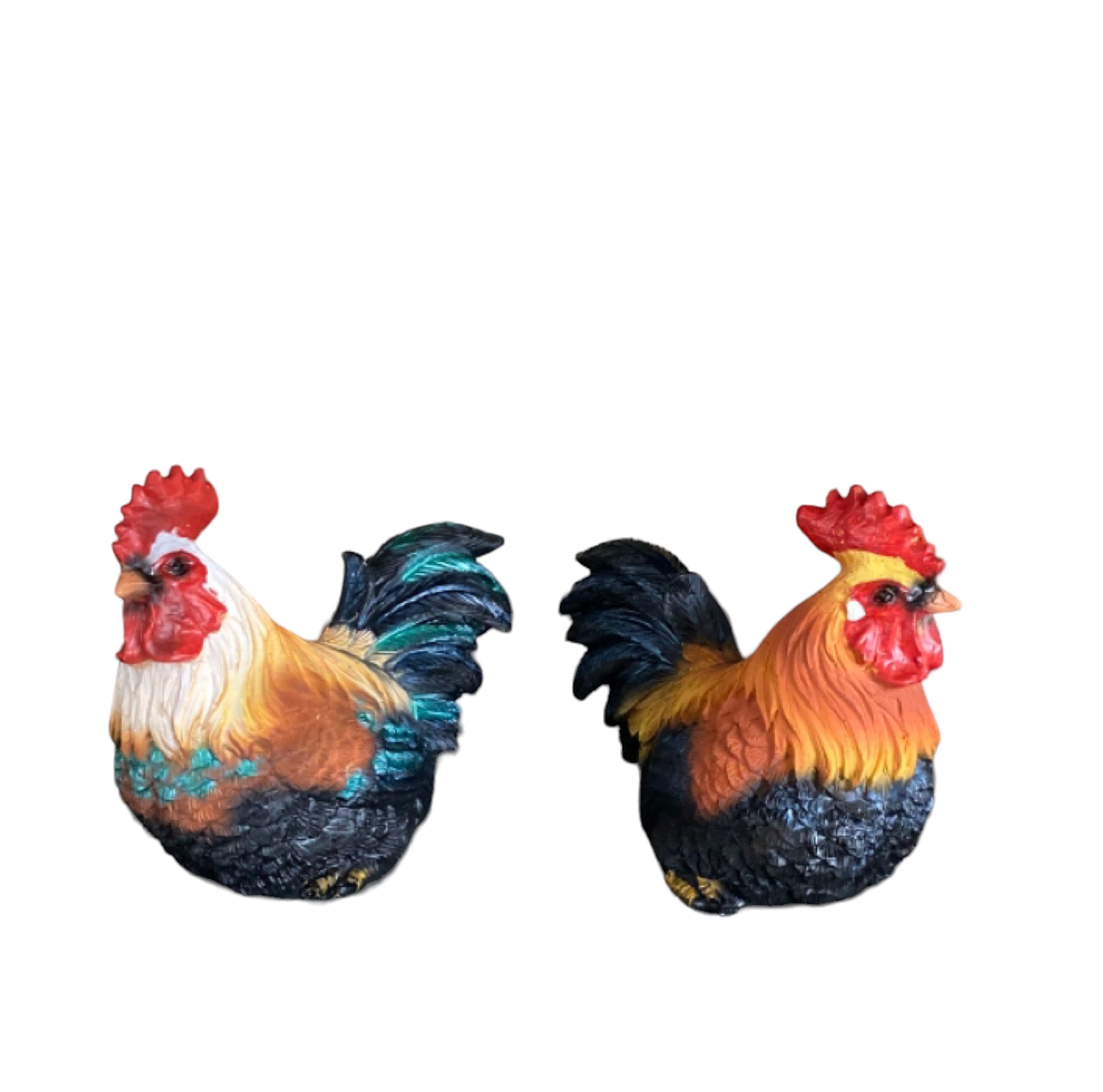 Rooster Country Set of 2 Ornament - The Renmy Store Homewares & Gifts 