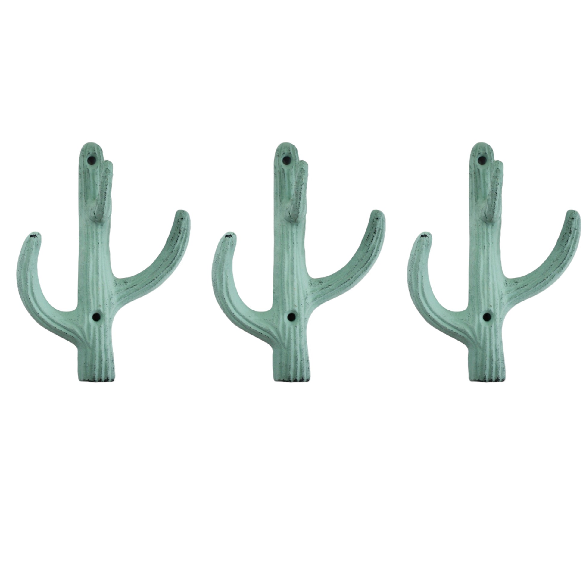 Hook Cactus Double Green Set of 3 - The Renmy Store Homewares & Gifts 